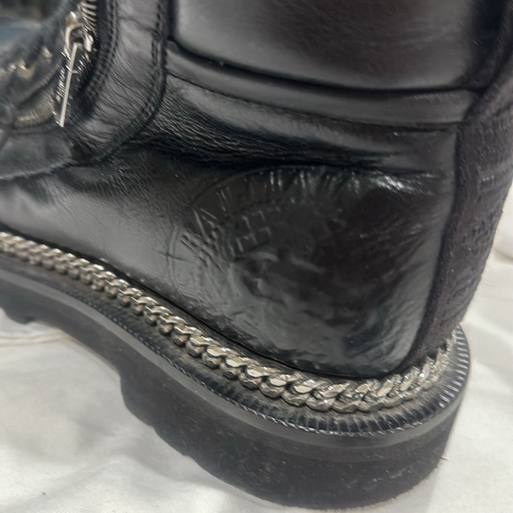 $850 BALMAIN Army Ranger Boots size 8.5 - Picture 6 of 13